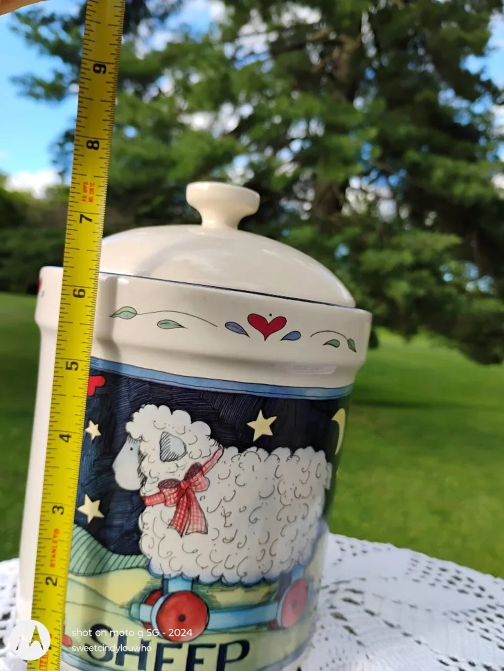 Certified International stoneware canister